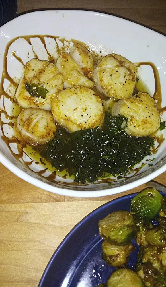Scallops in Garlic Sauce